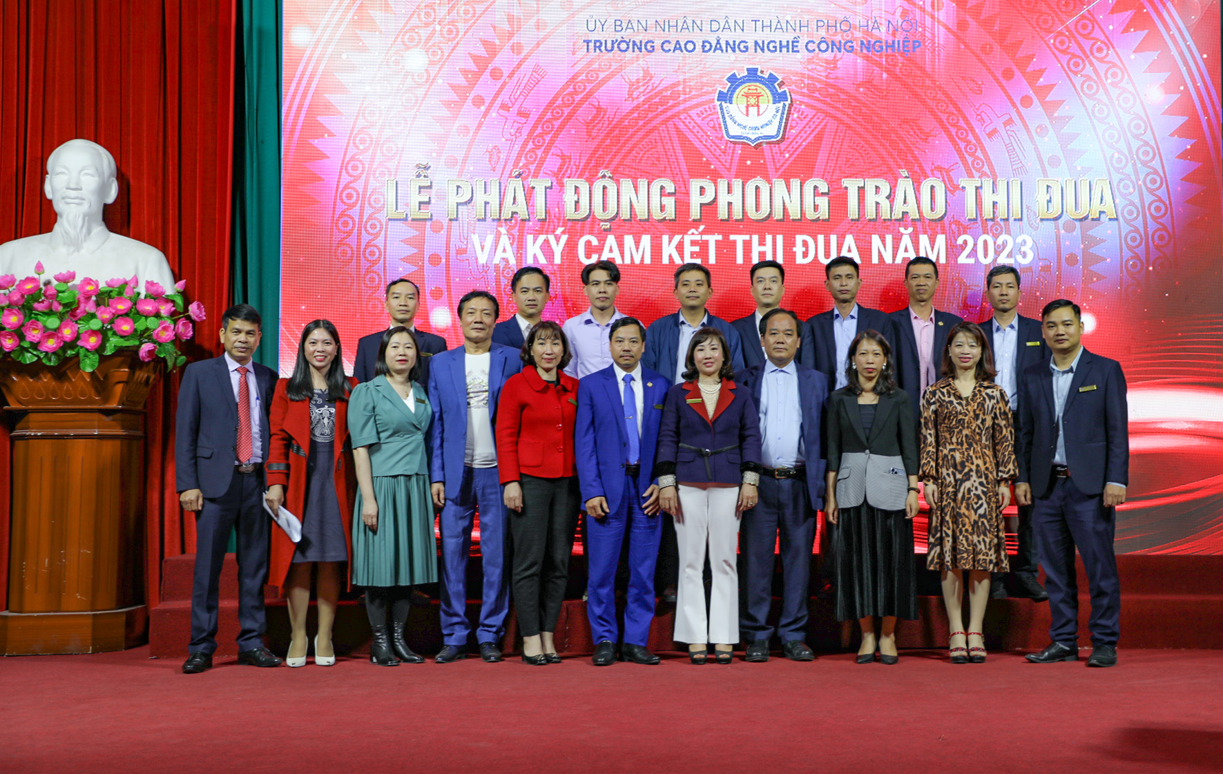 Lễ sơ kết học kỳ i năm học 2022-2023; hội nghị tổng kết công tác đảng và hội nghị công nhân viên chức năm 2023 của trường cđn công nghiệp hà nội