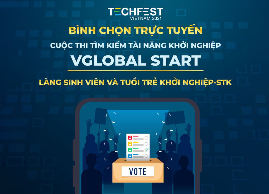 Hãy bình chọn cho các dự án  techfest sáng tạo khởi nghiệp hnivc 2021